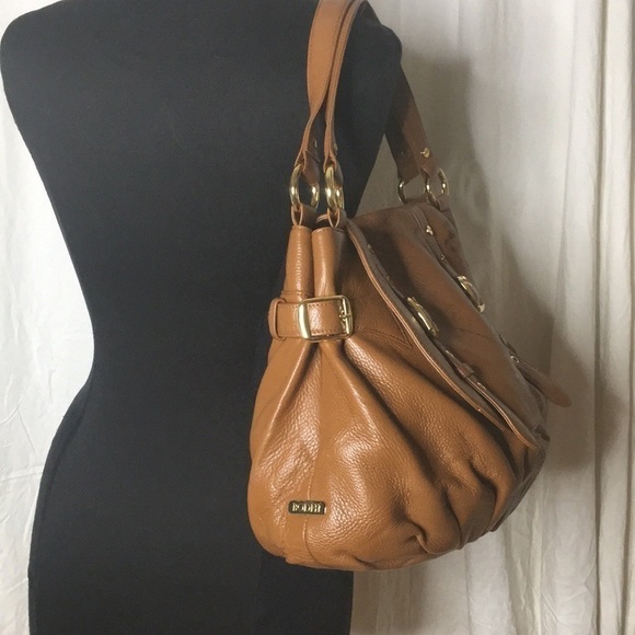 BODHI  LUGGAGE Brown with gold hardware LEATHER - Picture 3 of 9